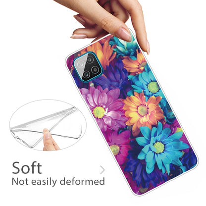 For Samsung Galaxy A12 Phone Case Pattern Printing Flexible Non-slip Protective Phone Cover