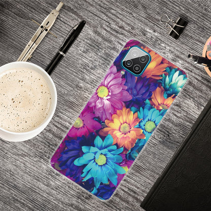 For Samsung Galaxy A12 Phone Case Pattern Printing Flexible Non-slip Protective Phone Cover