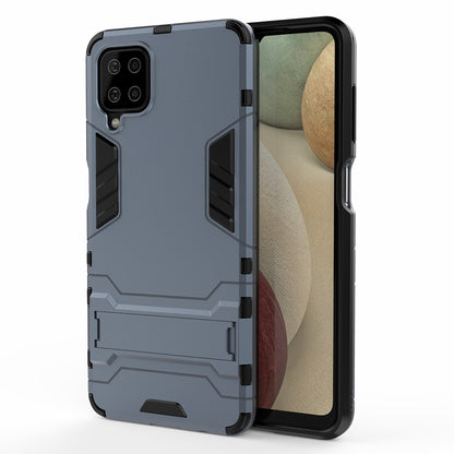 2 in 1 Kickstand Plastic + TPU Hybrid Mobile Phone Case Cover for Samsung Galaxy A12