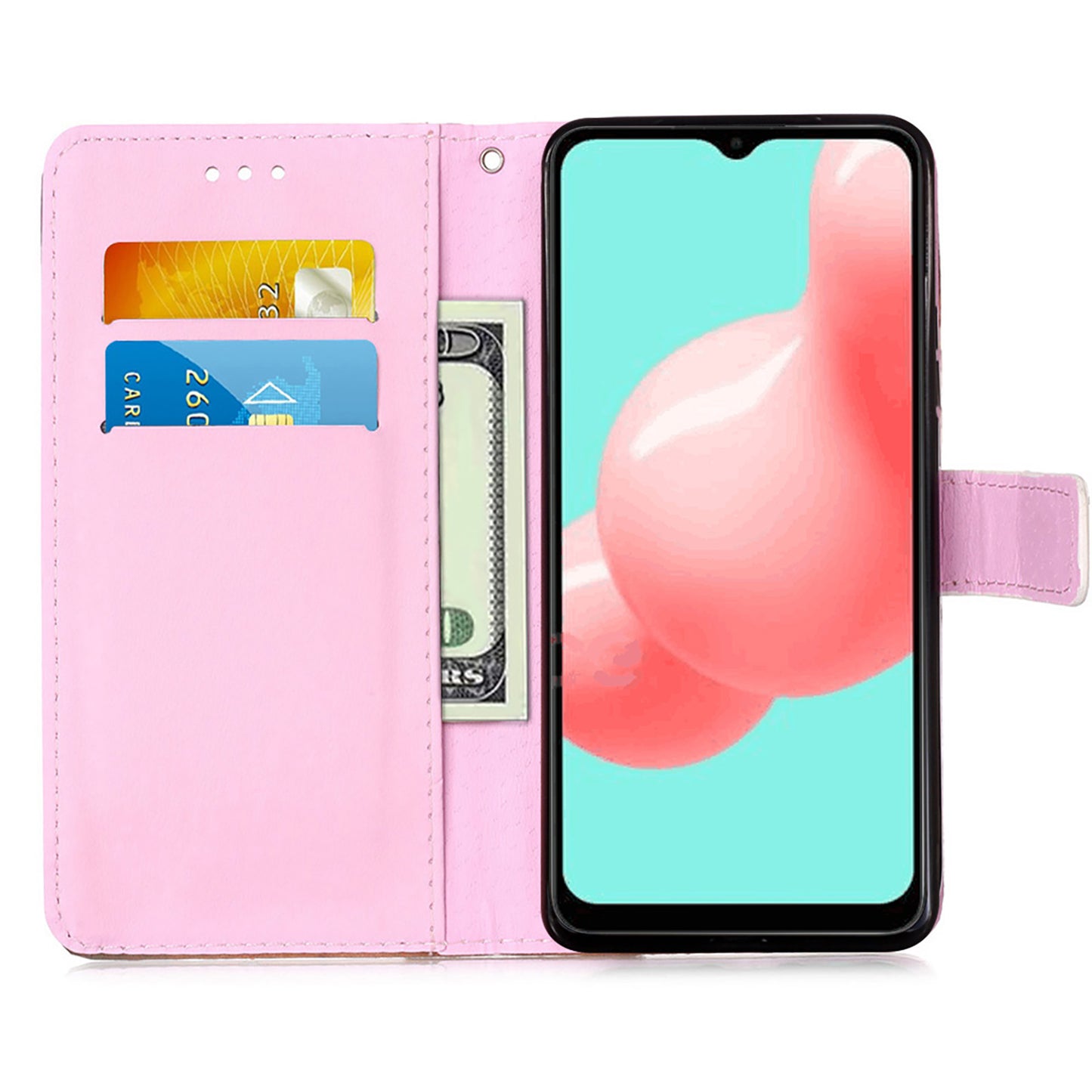Pattern Printing Leather Wallet Stand Cover Case for Samsung Galaxy A52 4G/5G / A52s 5G