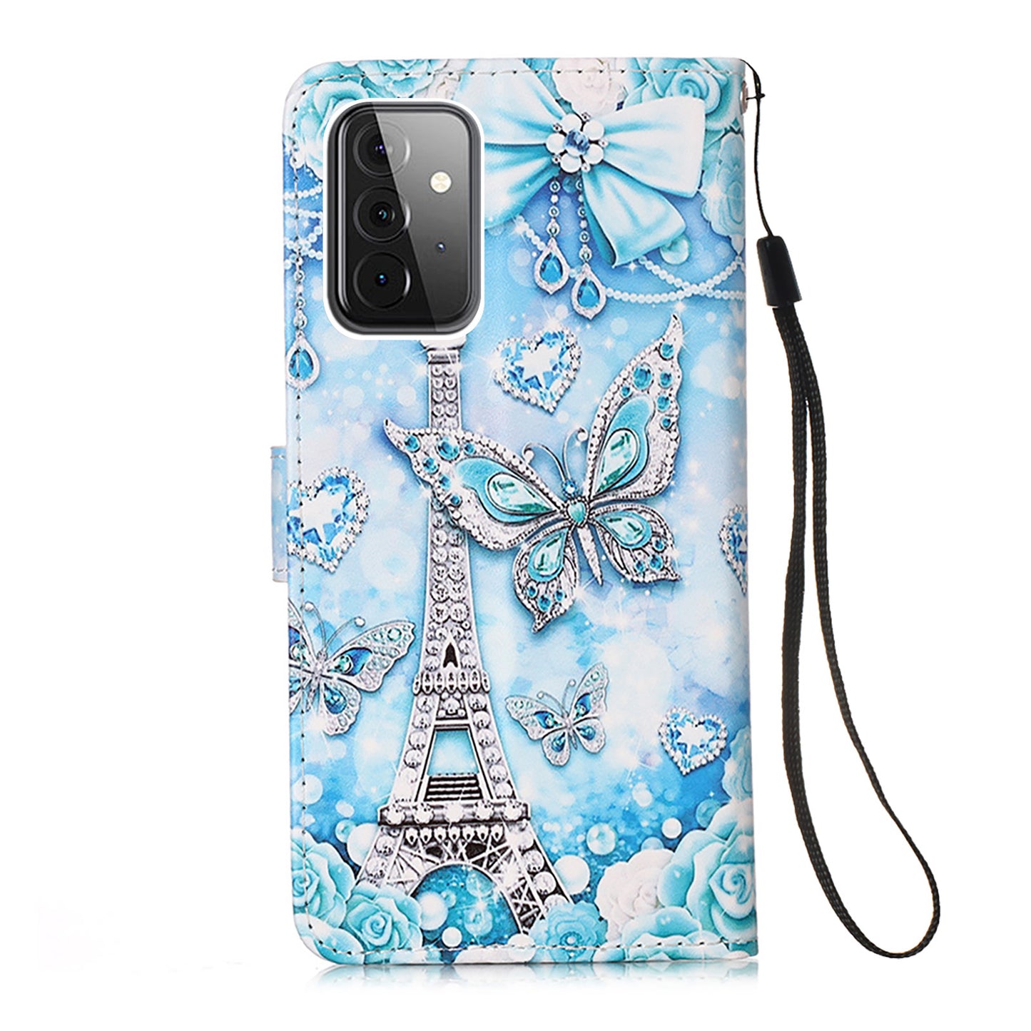 Pattern Printing Leather Wallet Stand Cover Case for Samsung Galaxy A52 4G/5G / A52s 5G