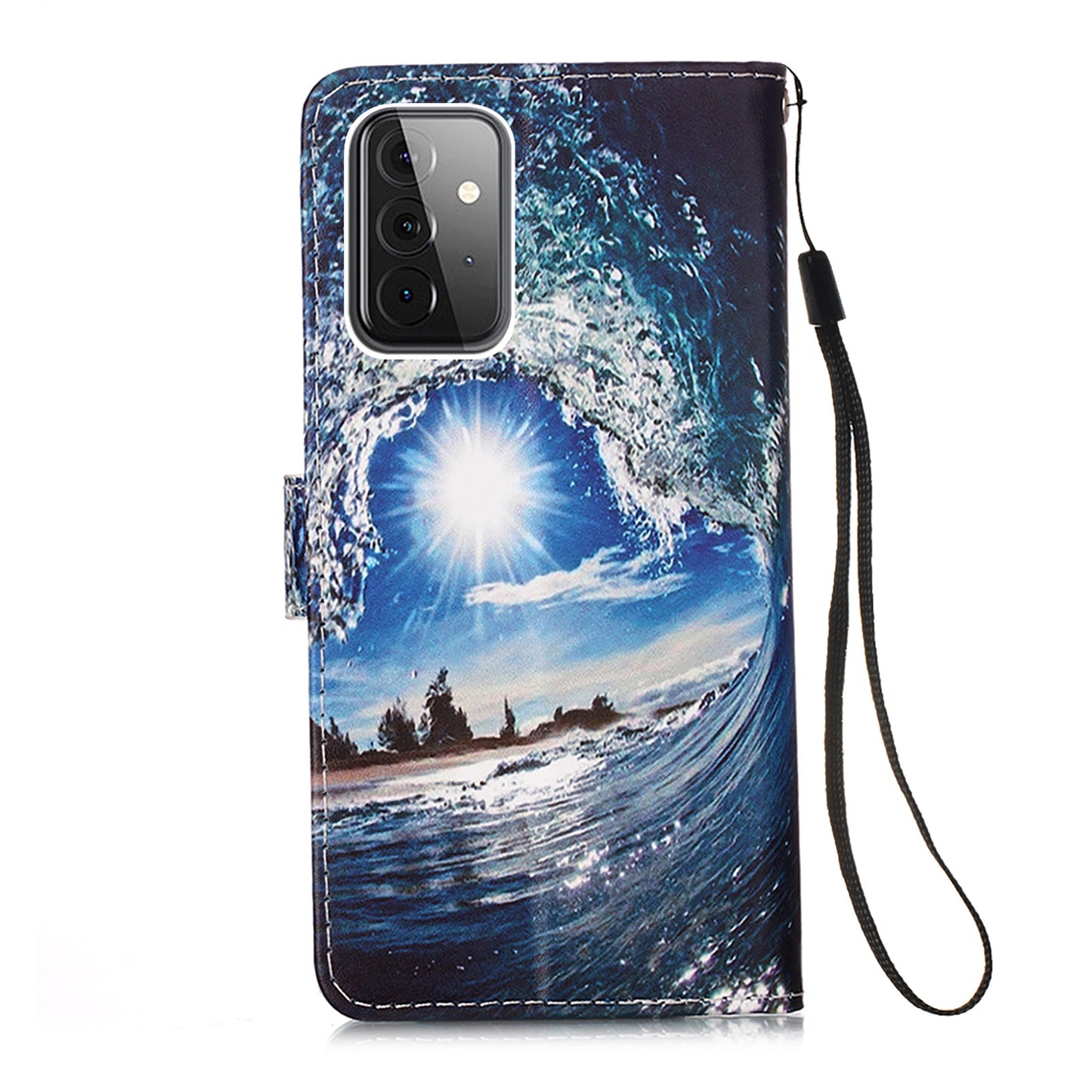 Pattern Printing Leather Wallet Stand Cover Case for Samsung Galaxy A52 4G/5G / A52s 5G