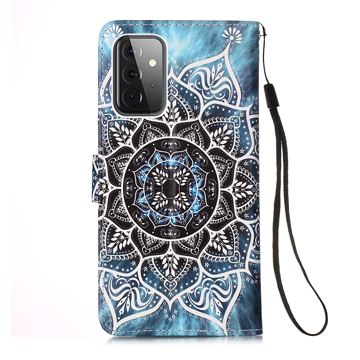 Pattern Printing Leather Wallet Stand Cover Case for Samsung Galaxy A52 4G/5G / A52s 5G