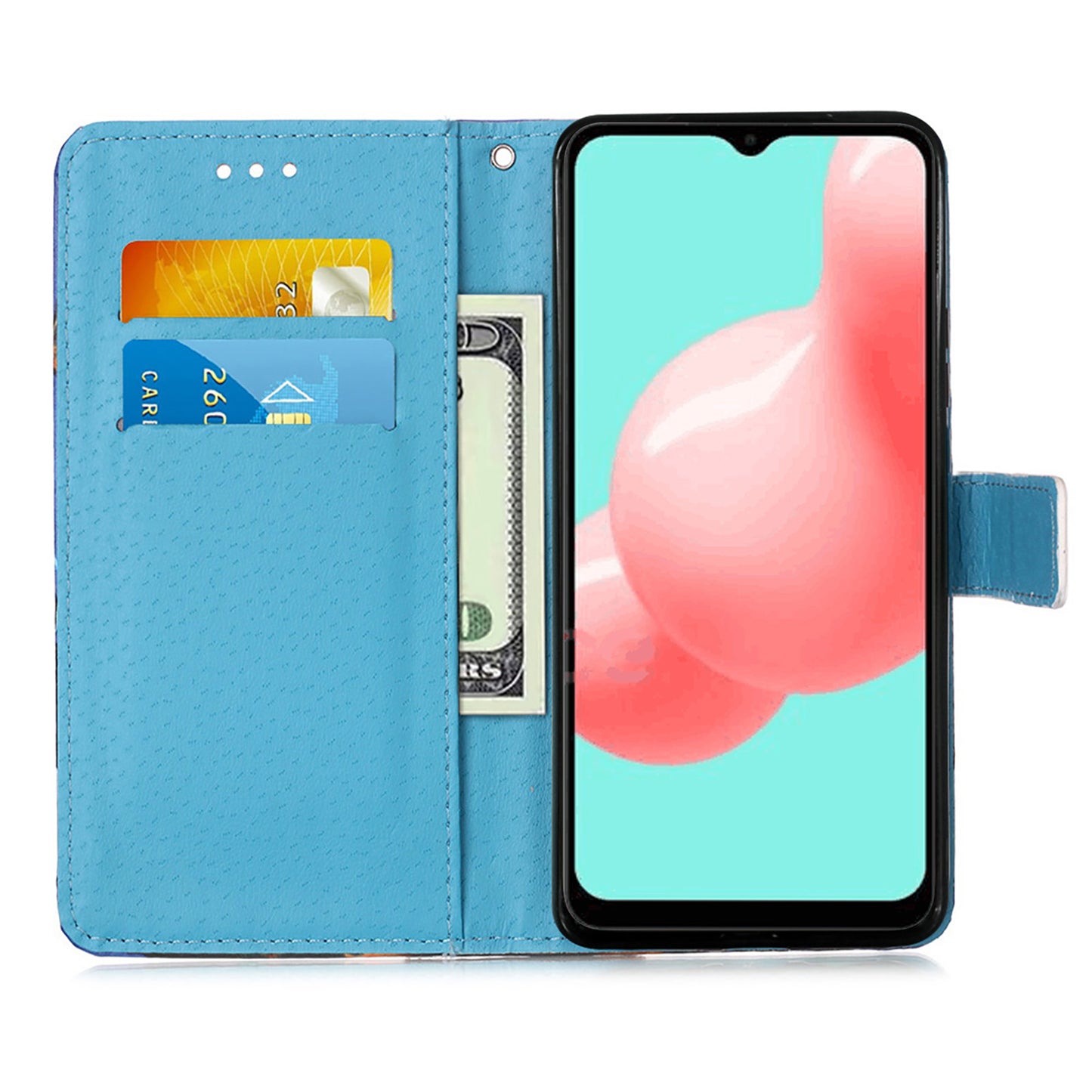 Pattern Printing Leather Wallet Stand Cover Case for Samsung Galaxy A52 4G/5G / A52s 5G