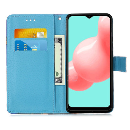 Pattern Printing Leather Wallet Stand Cover Case for Samsung Galaxy A52 4G/5G / A52s 5G