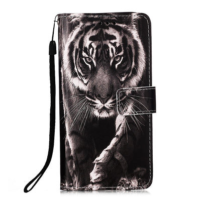 Pattern Printing Leather Wallet Stand Cover Case for Samsung Galaxy A52 4G/5G / A52s 5G