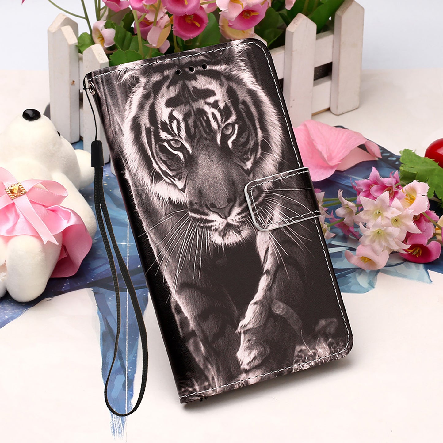 Pattern Printing Leather Wallet Stand Cover Case for Samsung Galaxy A52 4G/5G / A52s 5G