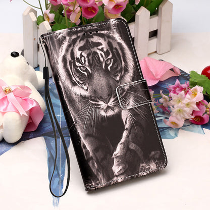 Pattern Printing Leather Wallet Stand Cover Case for Samsung Galaxy A52 4G/5G / A52s 5G