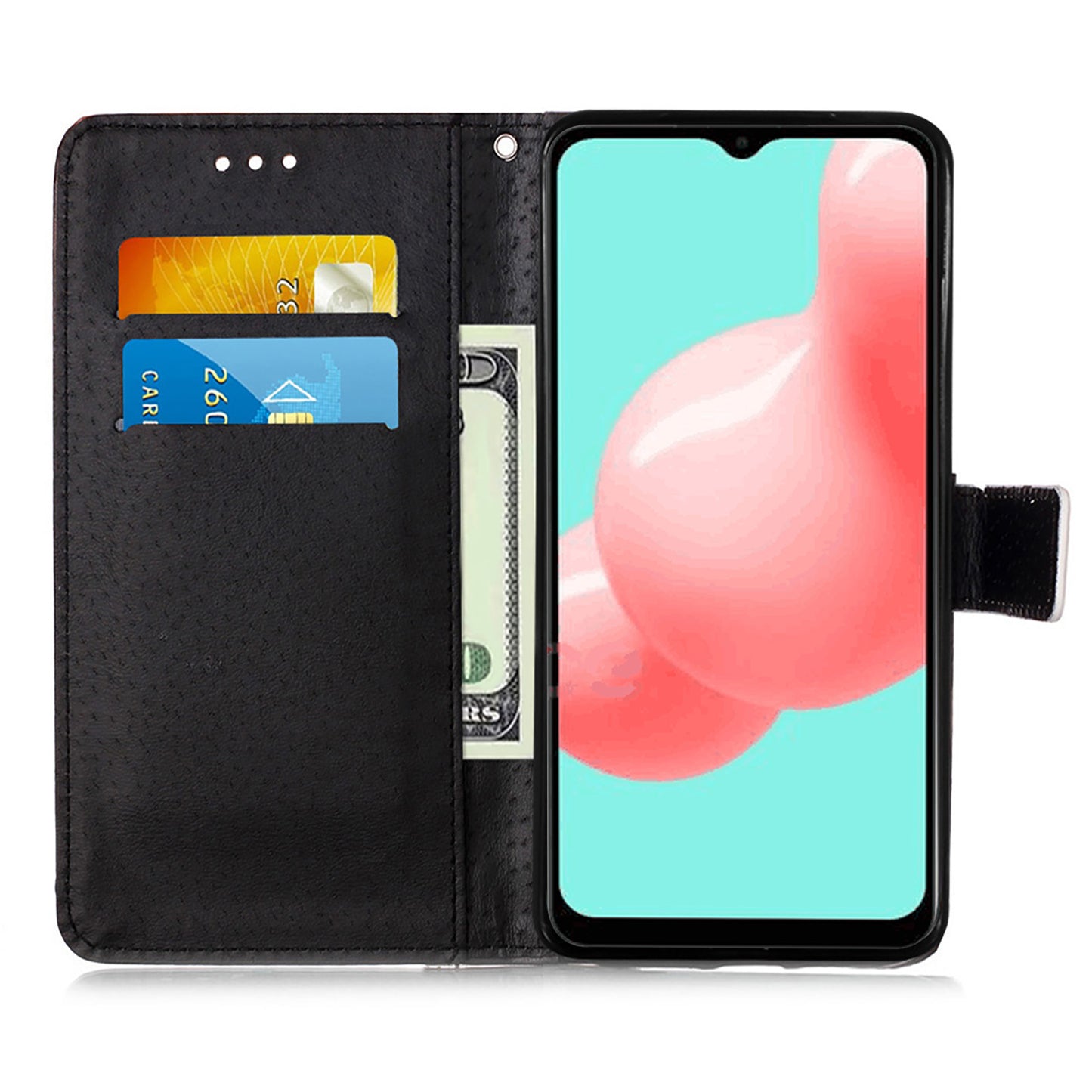 Pattern Printing Leather Wallet Stand Cover Case for Samsung Galaxy A52 4G/5G / A52s 5G