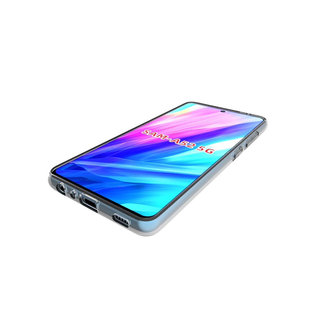 10Pcs/Pack Watermark Resistant Phone Protector Shell for Samsung Galaxy A52 4G/5G / A52s 5G Flexible TPU Cover Case