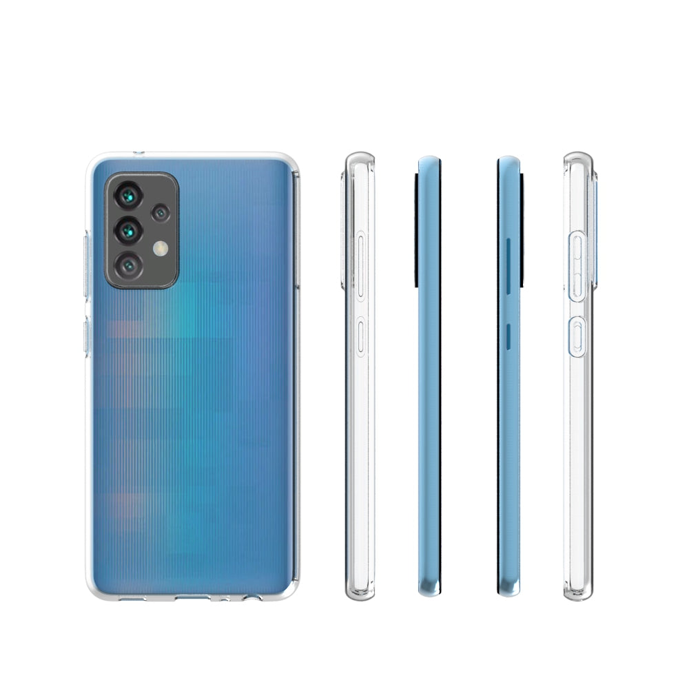 10Pcs/Pack Watermark Resistant Phone Protector Shell for Samsung Galaxy A52 4G/5G / A52s 5G Flexible TPU Cover Case