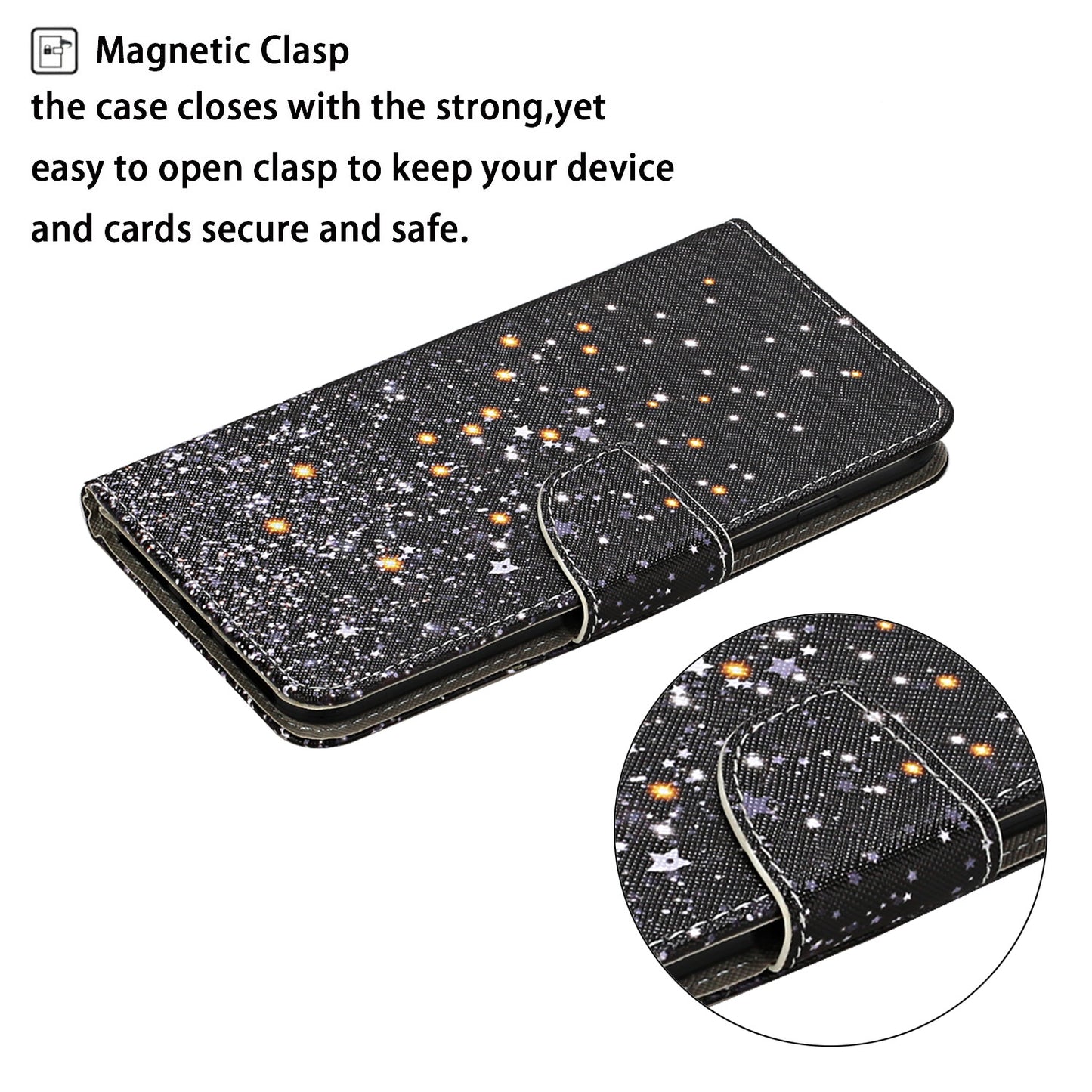 Pattern Printing TPU + PU Leather Wallet Stand Phone Case with Lanyard for Samsung Galaxy A52 4G/5G / A52s 5G