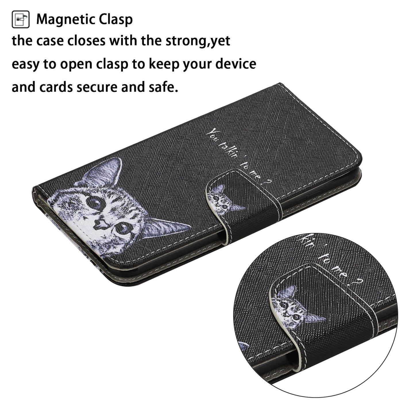 Pattern Printing TPU + PU Leather Wallet Stand Phone Case with Lanyard for Samsung Galaxy A52 4G/5G / A52s 5G
