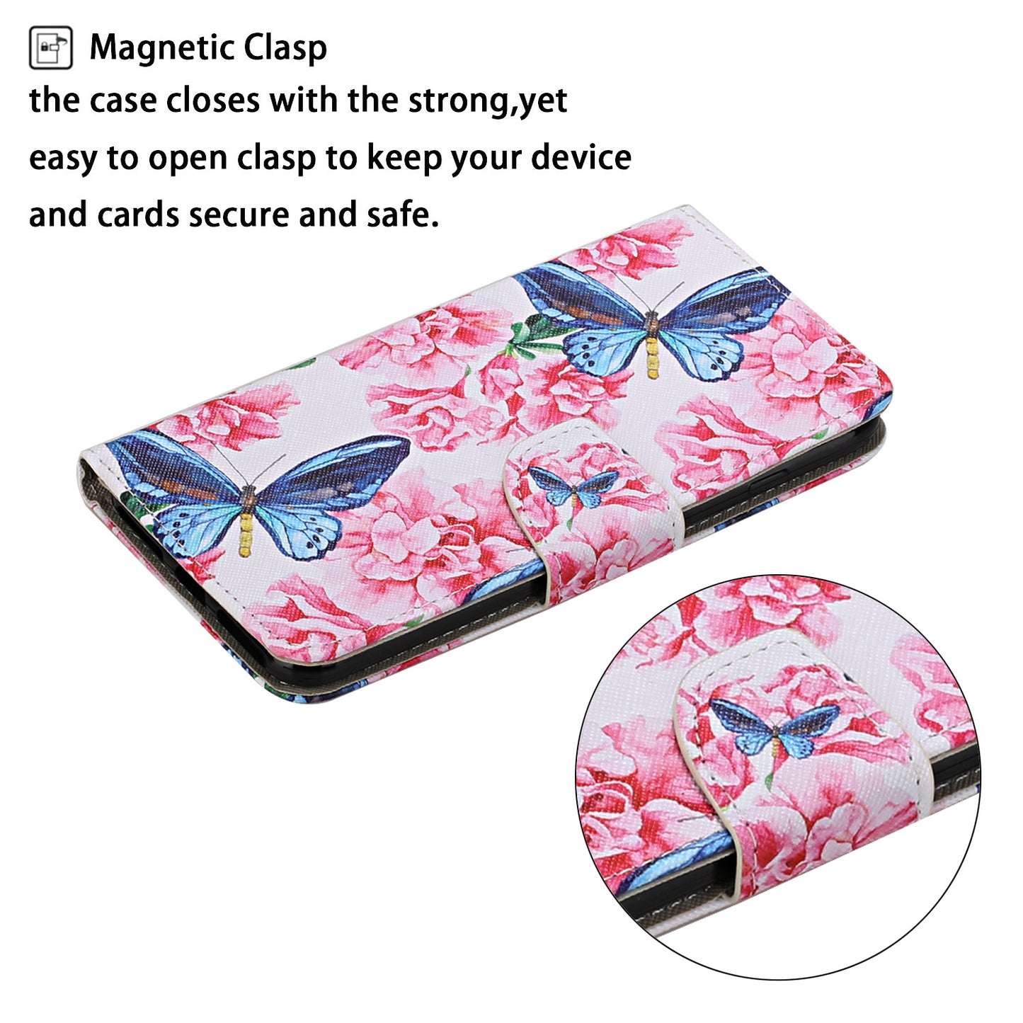 Pattern Printing TPU + PU Leather Wallet Stand Phone Case with Lanyard for Samsung Galaxy A52 4G/5G / A52s 5G