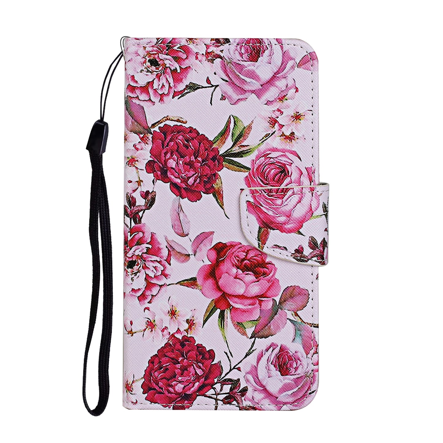 Pattern Printing TPU + PU Leather Wallet Stand Phone Case with Lanyard for Samsung Galaxy A52 4G/5G / A52s 5G
