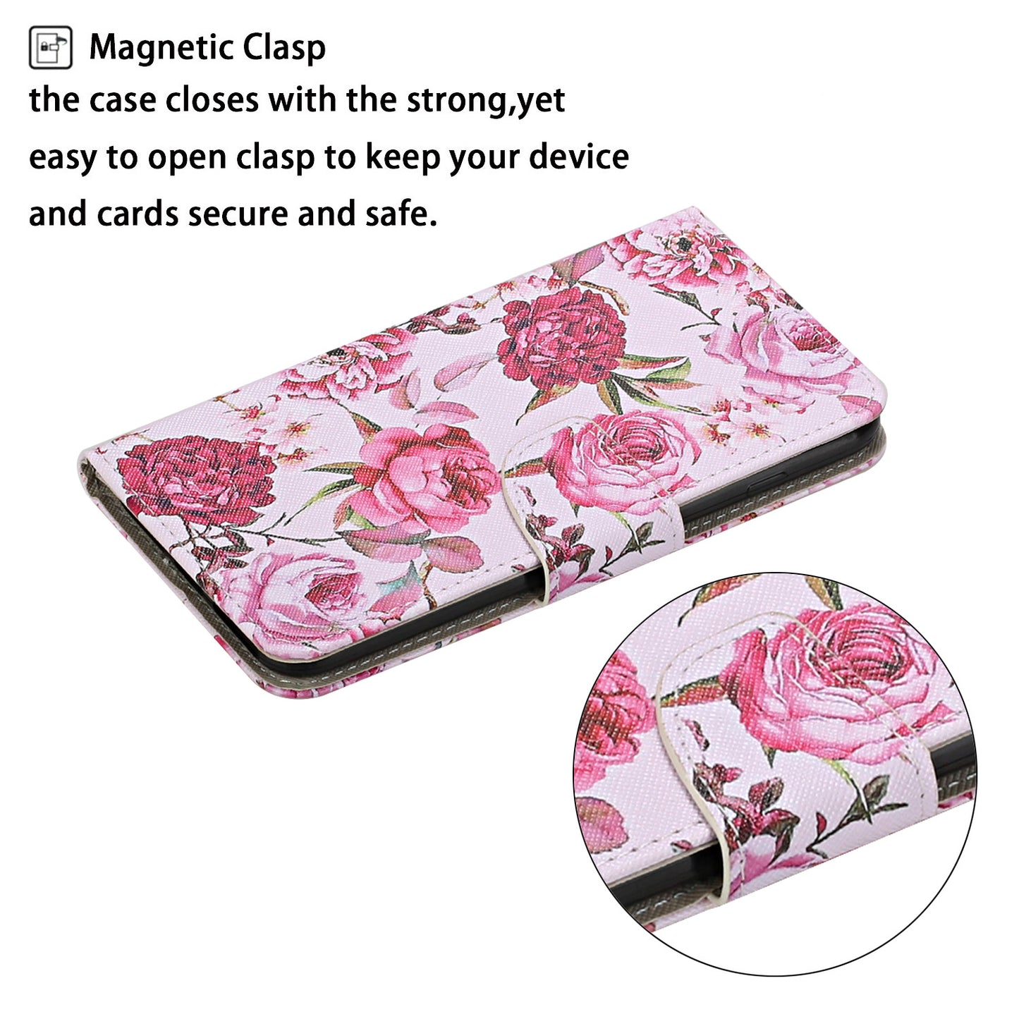 Pattern Printing TPU + PU Leather Wallet Stand Phone Case with Lanyard for Samsung Galaxy A52 4G/5G / A52s 5G