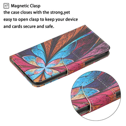 Pattern Printing TPU + PU Leather Wallet Stand Phone Case with Lanyard for Samsung Galaxy A52 4G/5G / A52s 5G