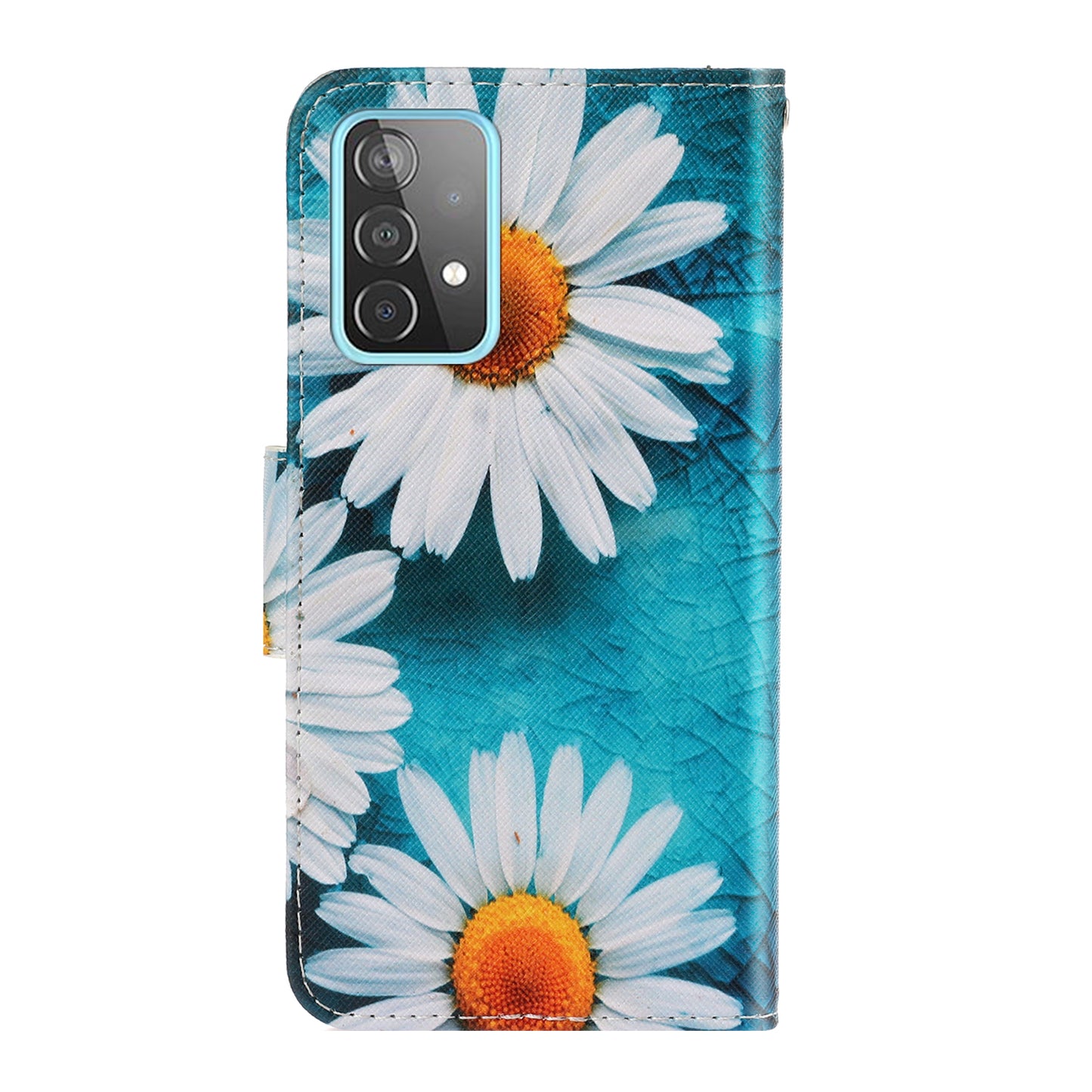 TPU + PU Leather Wallet Stand Phone Case with Lanyard for Samsung Galaxy A52 4G/5G / A52s 5G