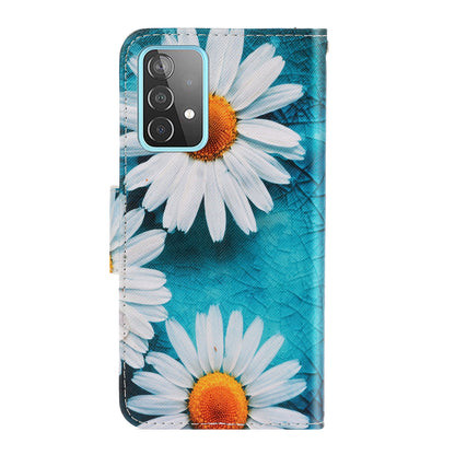 TPU + PU Leather Wallet Stand Phone Case with Lanyard for Samsung Galaxy A52 4G/5G / A52s 5G