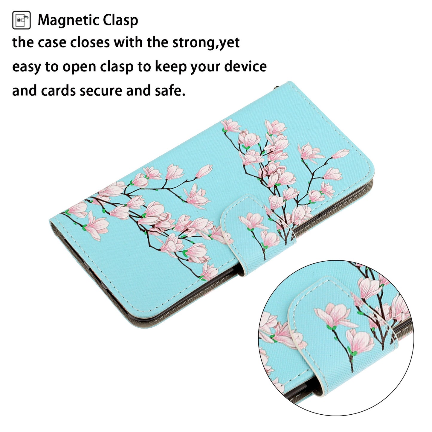 TPU + PU Leather Wallet Stand Phone Case with Lanyard for Samsung Galaxy A52 4G/5G / A52s 5G