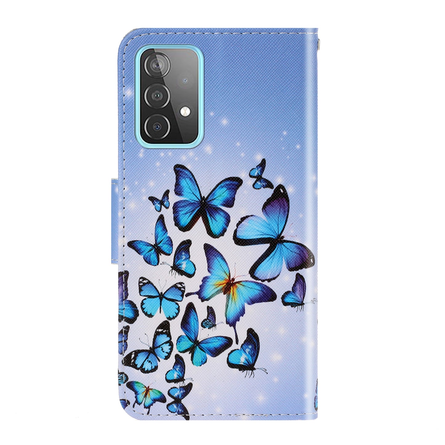 TPU + PU Leather Wallet Stand Phone Case with Lanyard for Samsung Galaxy A52 4G/5G / A52s 5G