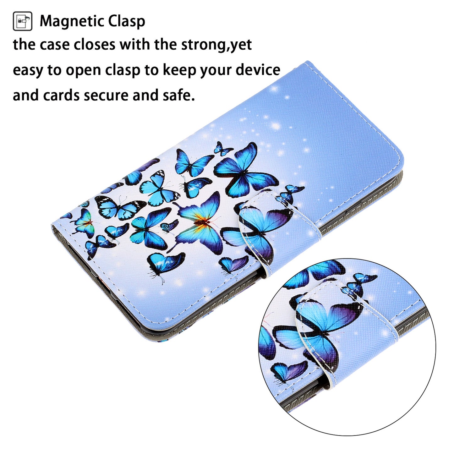 TPU + PU Leather Wallet Stand Phone Case with Lanyard for Samsung Galaxy A52 4G/5G / A52s 5G