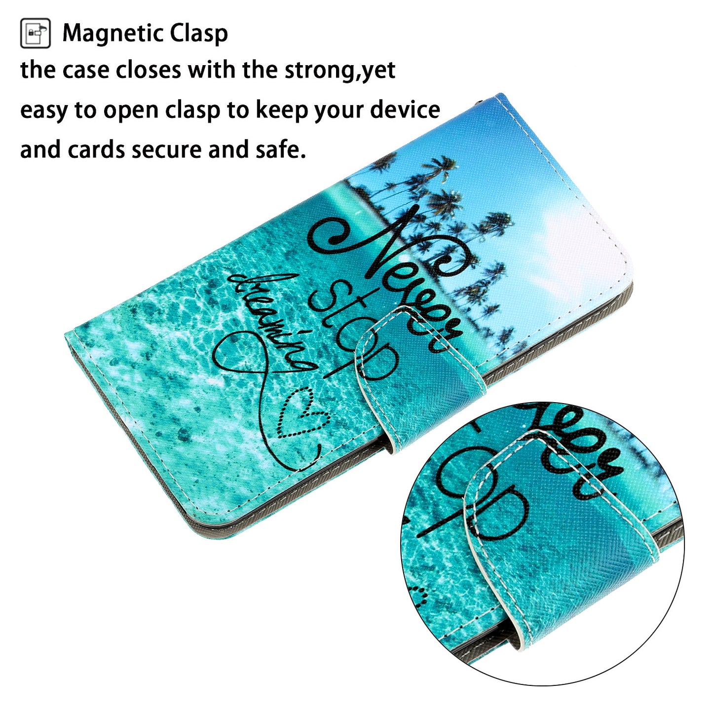 TPU + PU Leather Wallet Stand Phone Case with Lanyard for Samsung Galaxy A52 4G/5G / A52s 5G