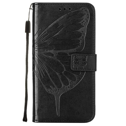 Imprint Butterfly Flower Pattern Wallet Stand Leather Case for Samsung Galaxy A52 4G/5G / A52s 5G