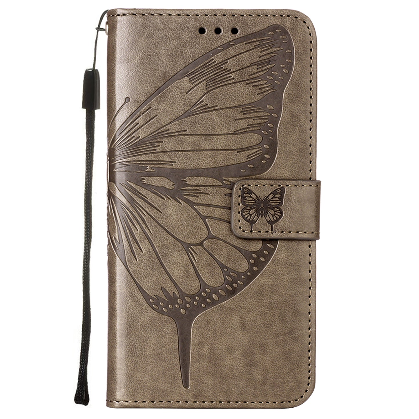 Imprint Butterfly Flower Pattern Wallet Stand Leather Case for Samsung Galaxy A52 4G/5G / A52s 5G