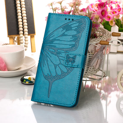 Imprint Butterfly Flower Pattern Wallet Stand Leather Case for Samsung Galaxy A52 4G/5G / A52s 5G