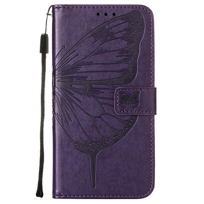 Imprint Butterfly Flower Pattern Wallet Stand Leather Case for Samsung Galaxy A52 4G/5G / A52s 5G