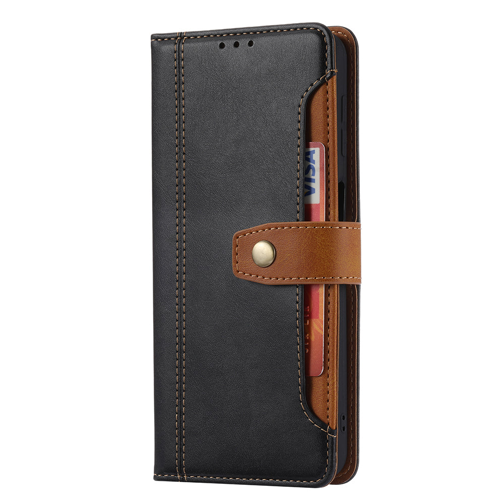 Leather Wallet Stand Phone Shell with Supporting Stand for Samsung Galaxy A52 4G/5G / A52s 5G