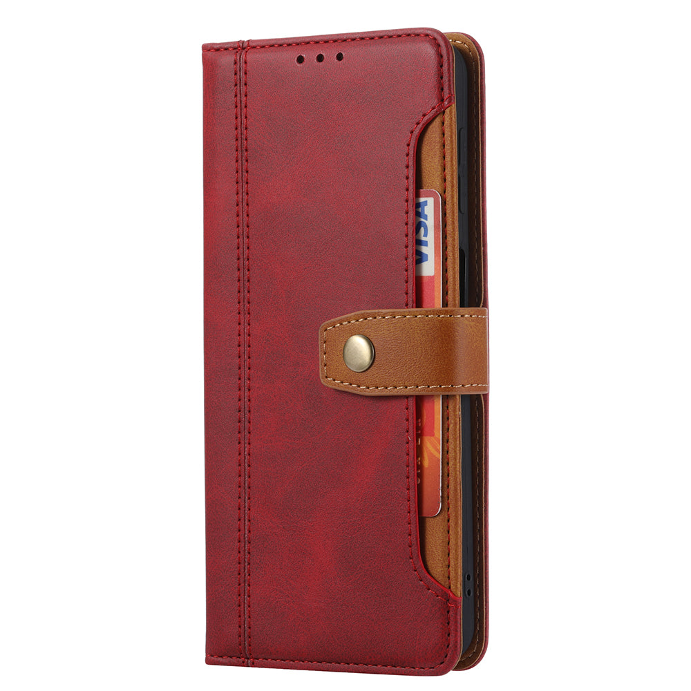 Leather Wallet Stand Phone Shell with Supporting Stand for Samsung Galaxy A52 4G/5G / A52s 5G