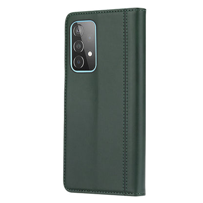 Leather Wallet Stand Phone Shell with Supporting Stand for Samsung Galaxy A52 4G/5G / A52s 5G