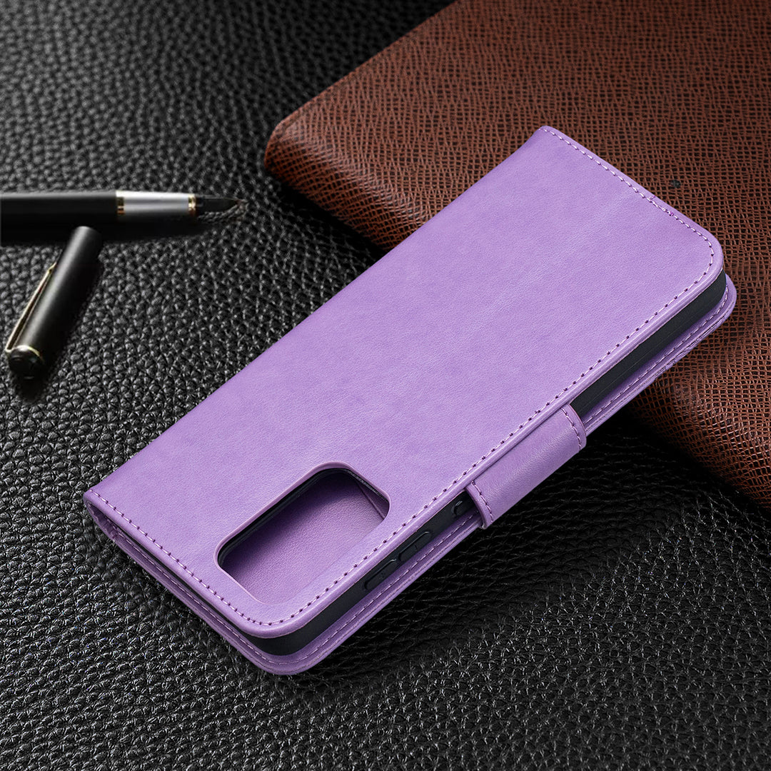 For Samsung Galaxy A52 4G/5G / A52s 5G Imprint Butterflies Wallet Stand Flip Leather Phone Shell