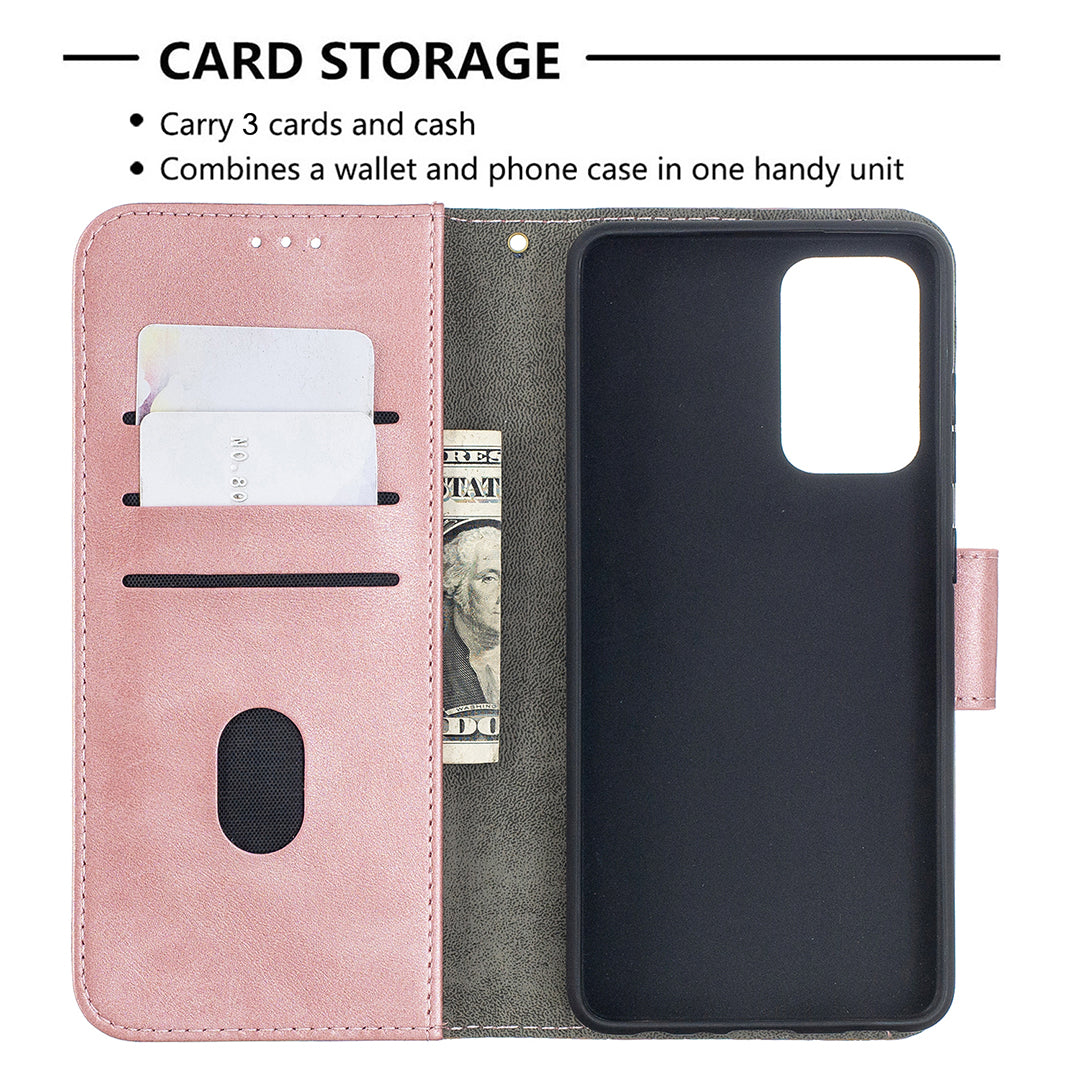 BF04 Splicing Crocodile Texture Protector Wallet Stand Leather Case for Samsung Galaxy A52 4G/5G / A52s 5G