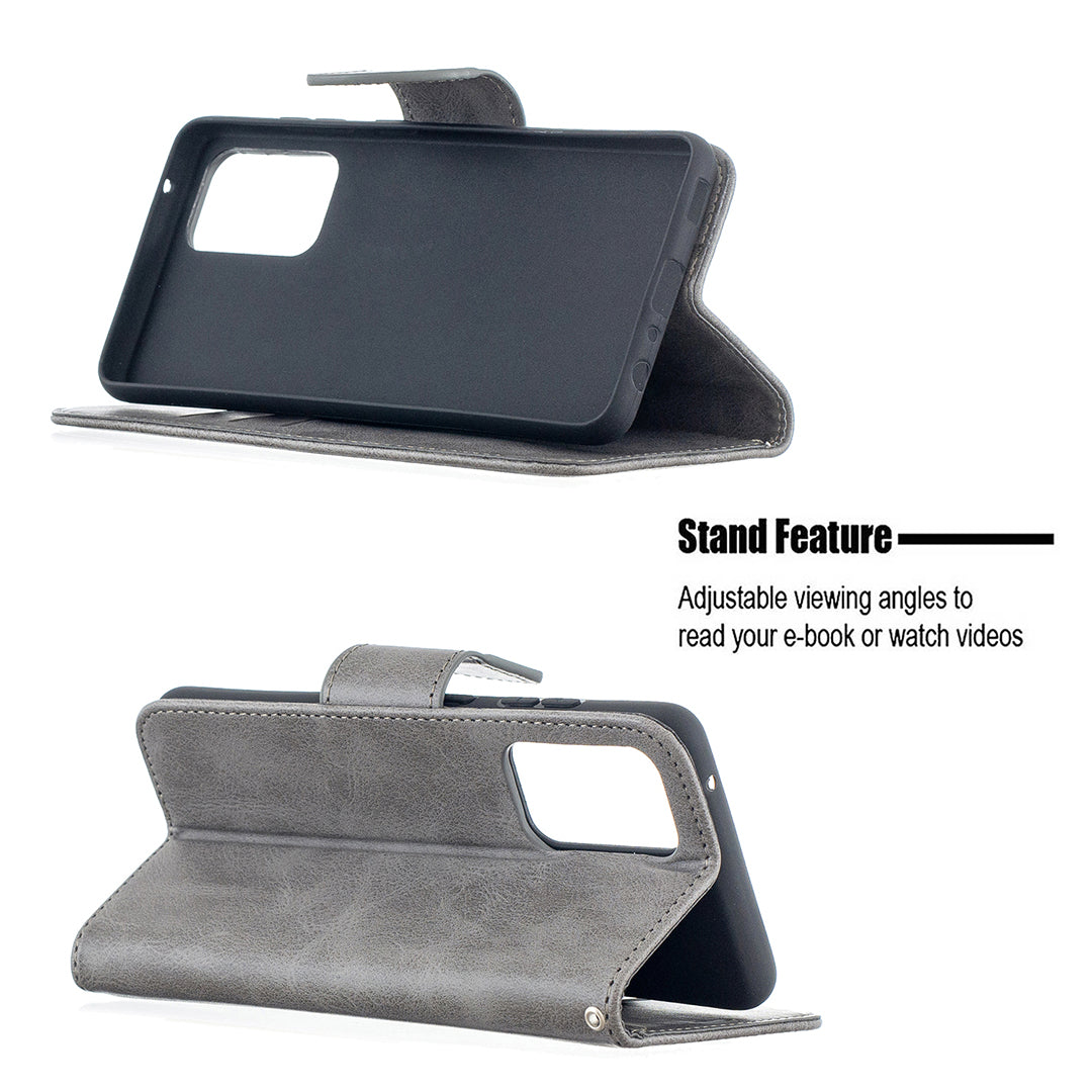 PU Leather Wallet Stylish Smartphone Case for Samsung Galaxy A52 4G/5G / A52s 5G
