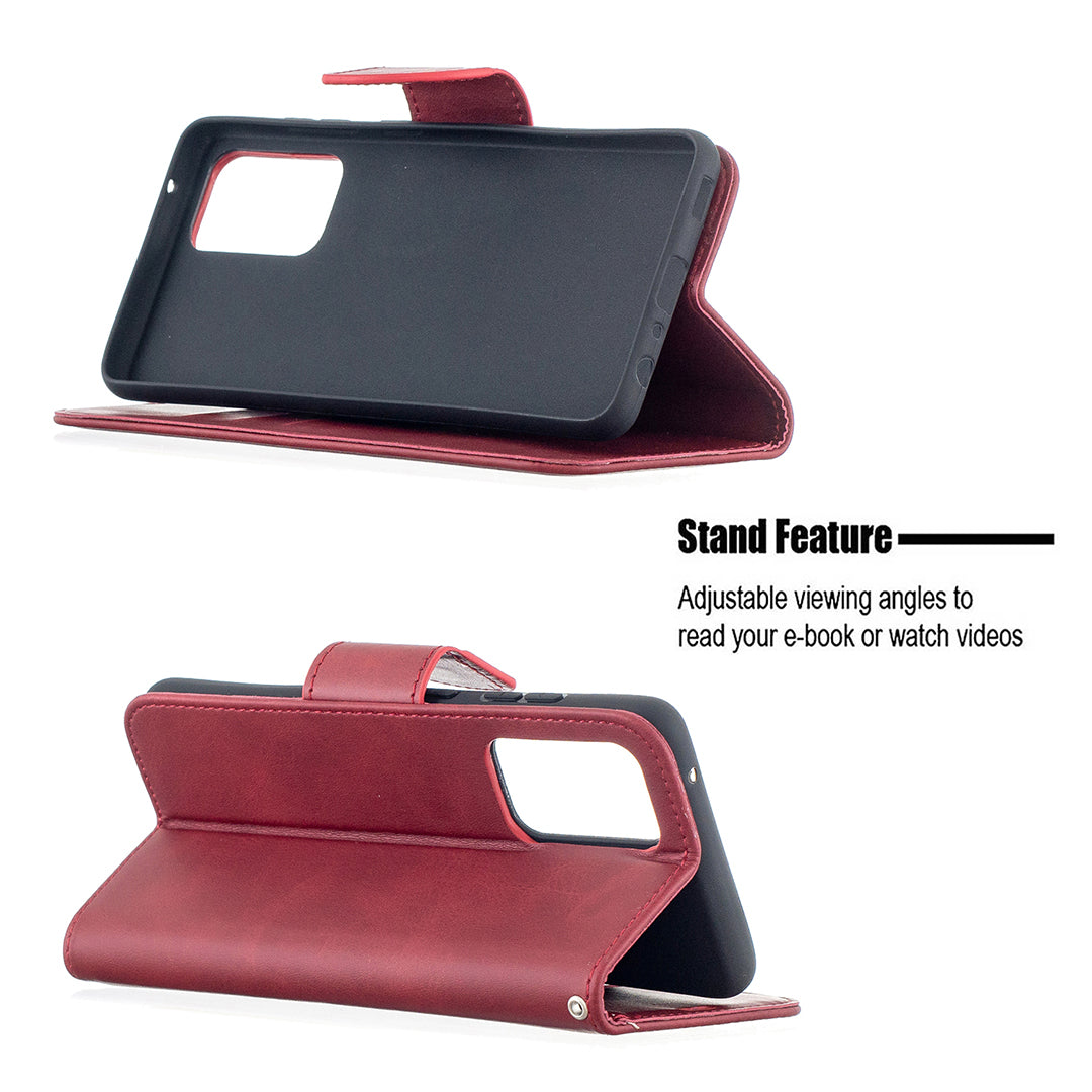 PU Leather Wallet Stylish Smartphone Case for Samsung Galaxy A52 4G/5G / A52s 5G