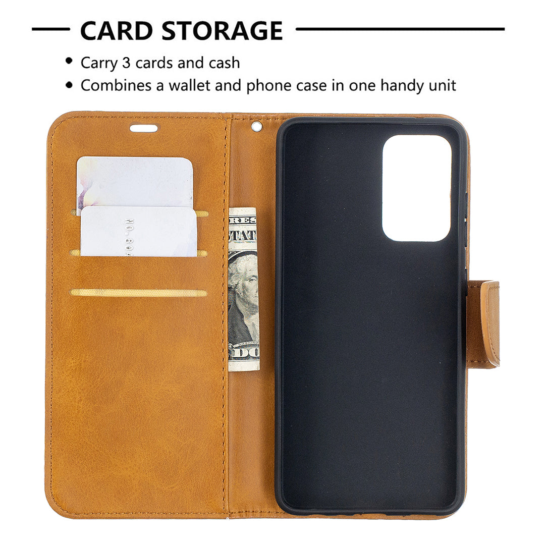 PU Leather Wallet Stylish Smartphone Case for Samsung Galaxy A52 4G/5G / A52s 5G