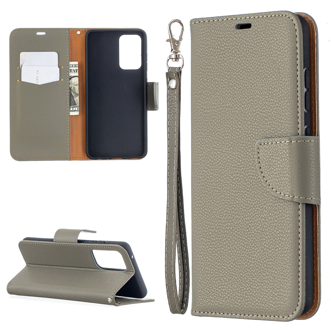 Litchi Surface with Wallet Leather Stand Case for Samsung Galaxy A52 4G/5G / A52s 5G