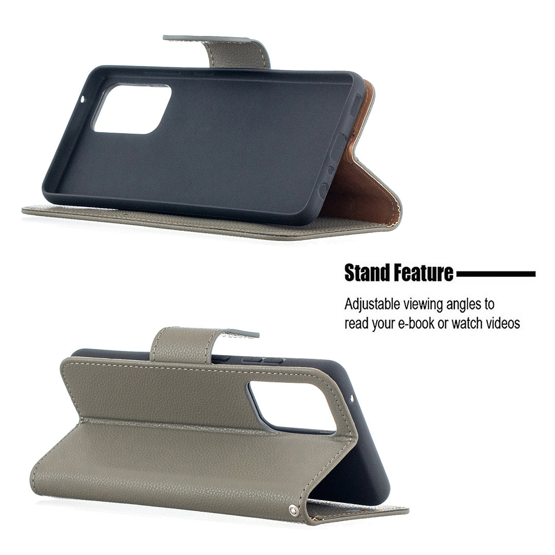 Litchi Surface with Wallet Leather Stand Case for Samsung Galaxy A52 4G/5G / A52s 5G