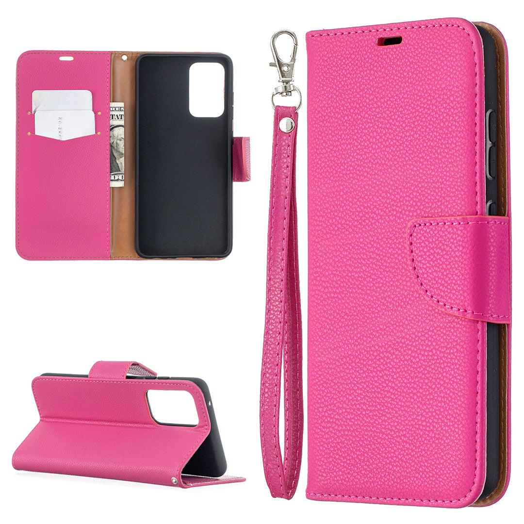 Litchi Surface with Wallet Leather Stand Case for Samsung Galaxy A52 4G/5G / A52s 5G