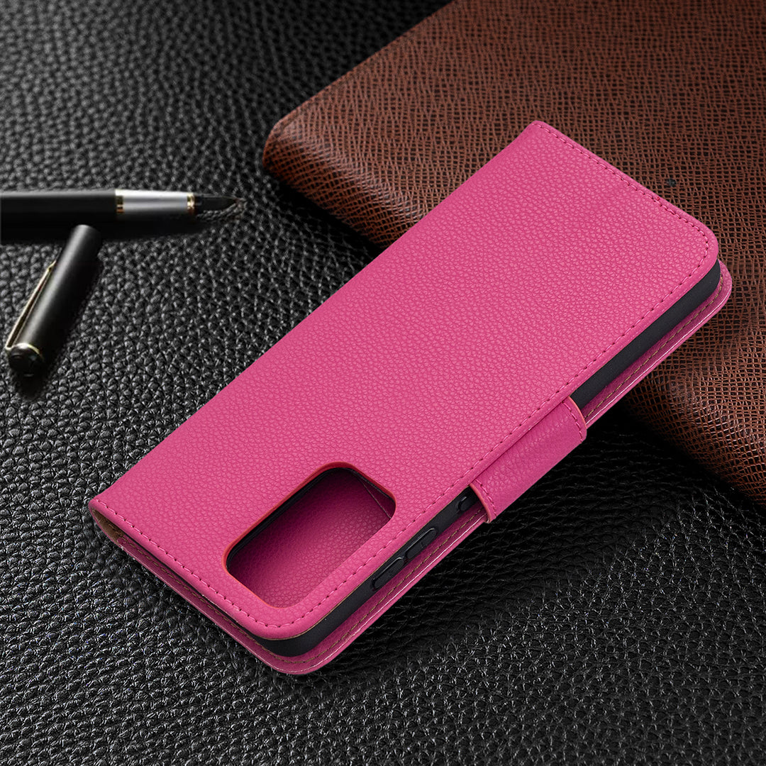 Litchi Surface with Wallet Leather Stand Case for Samsung Galaxy A52 4G/5G / A52s 5G