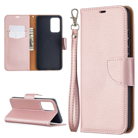 Litchi Surface with Wallet Leather Stand Case for Samsung Galaxy A52 4G/5G / A52s 5G
