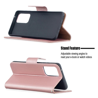 Litchi Surface with Wallet Leather Stand Case for Samsung Galaxy A52 4G/5G / A52s 5G