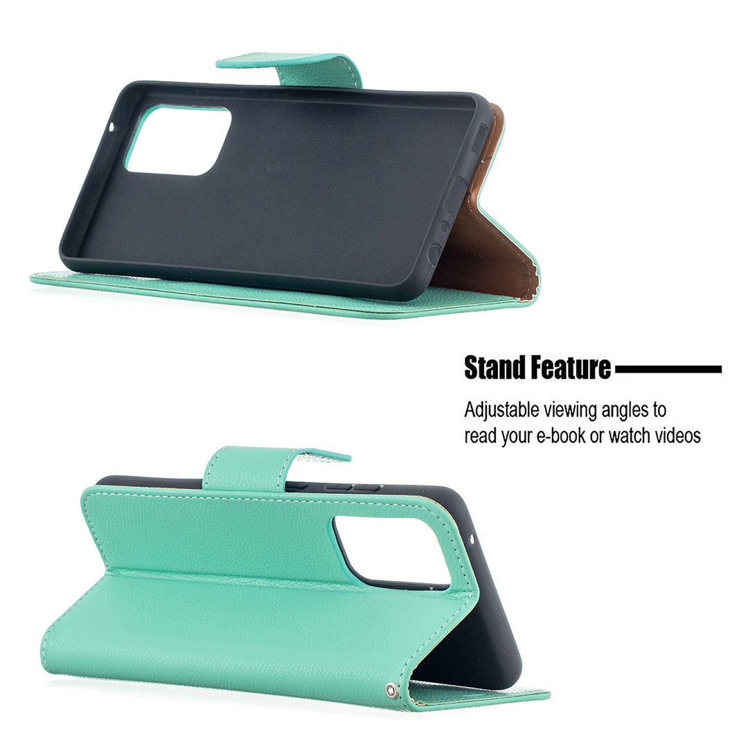 Litchi Surface with Wallet Leather Stand Case for Samsung Galaxy A52 4G/5G / A52s 5G