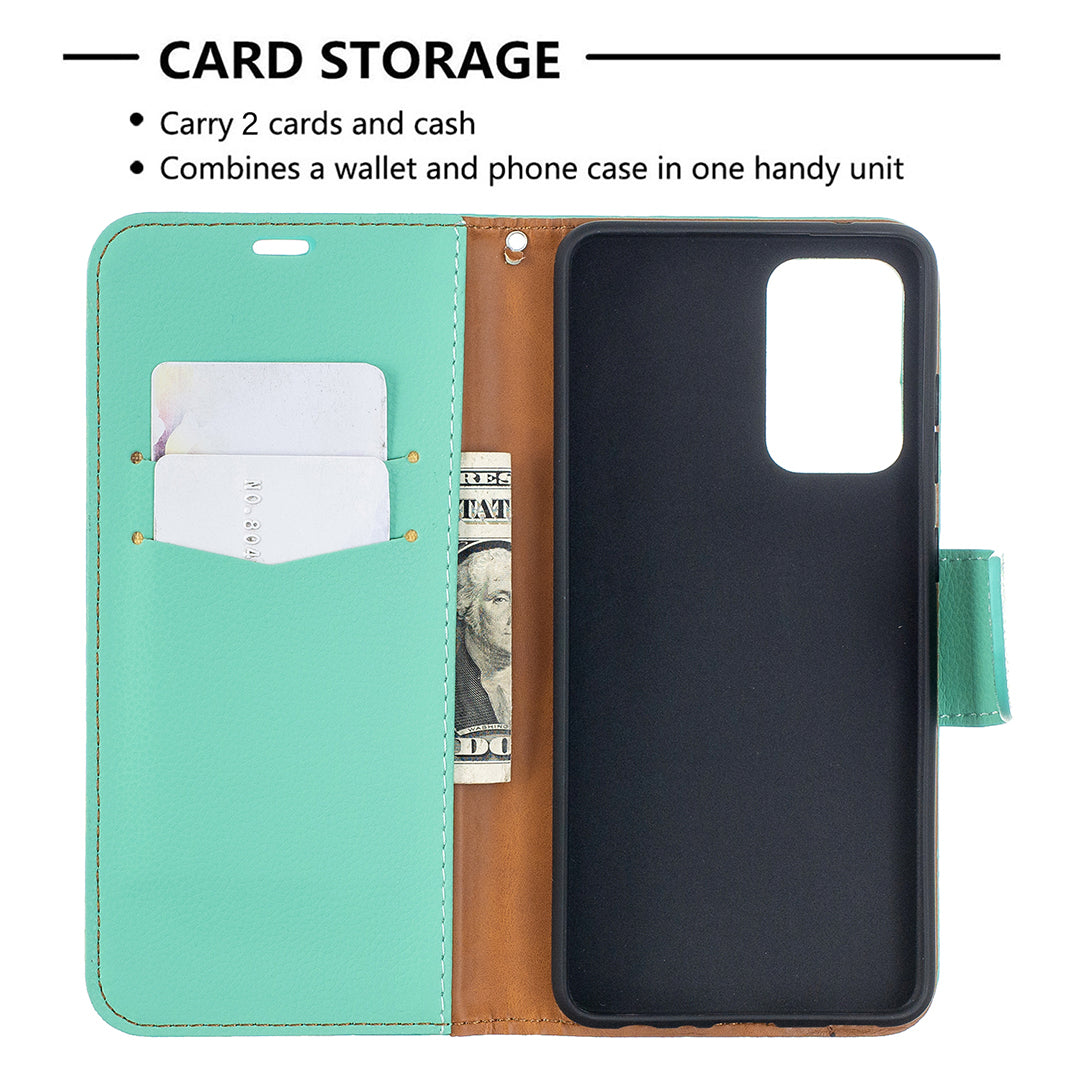 Litchi Surface with Wallet Leather Stand Case for Samsung Galaxy A52 4G/5G / A52s 5G