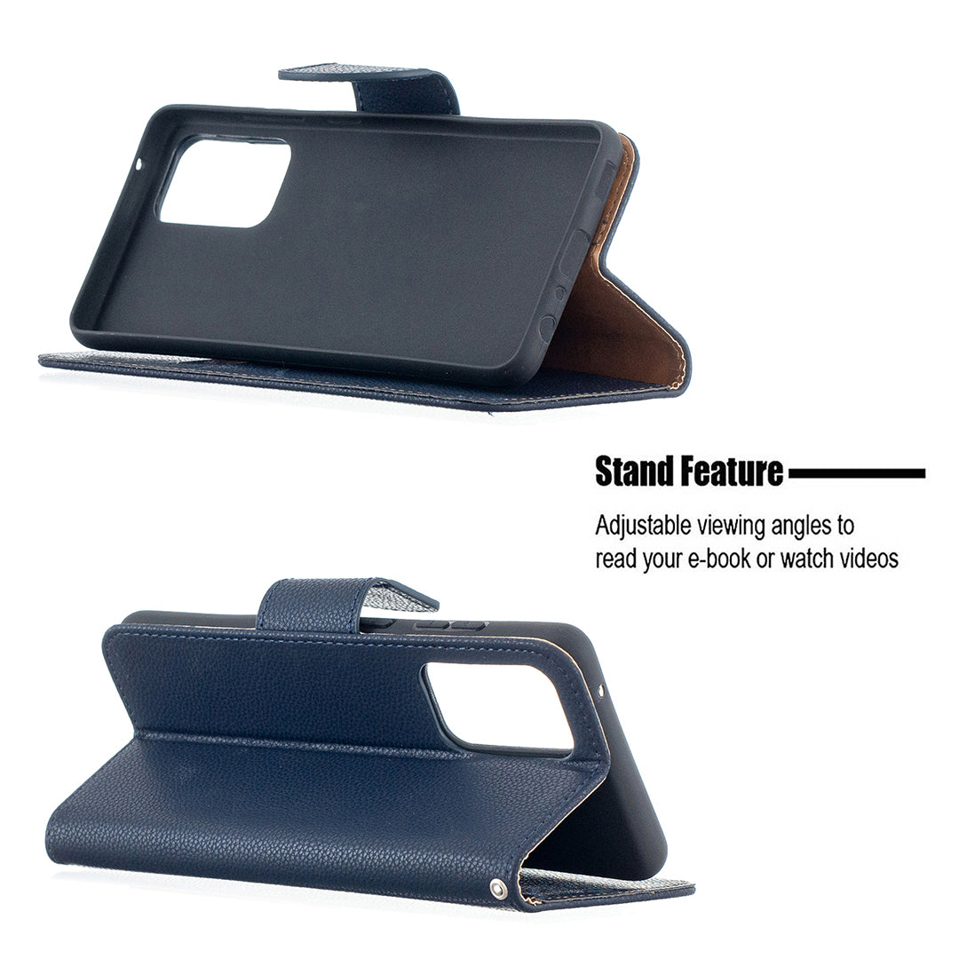 Litchi Surface with Wallet Leather Stand Case for Samsung Galaxy A52 4G/5G / A52s 5G