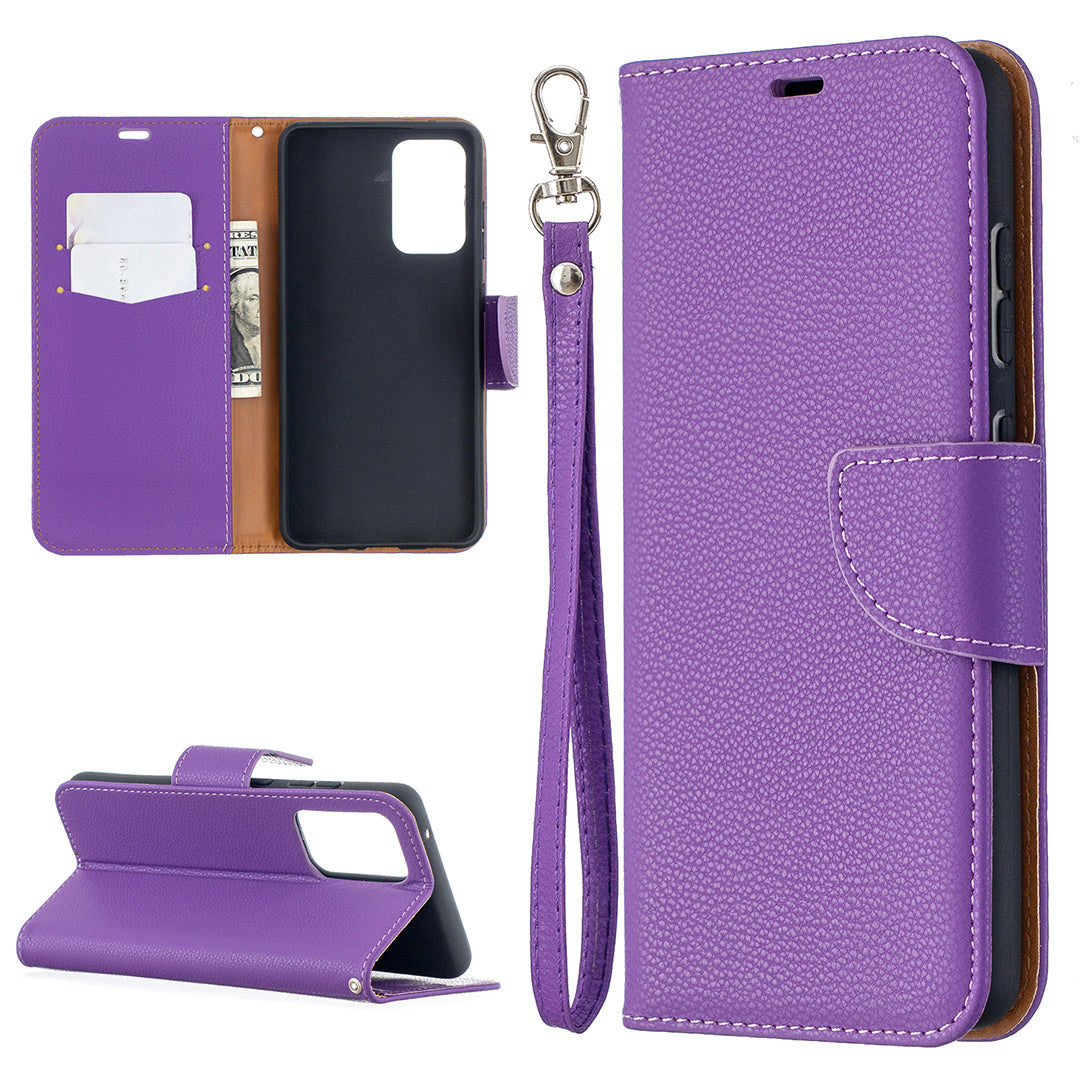 Litchi Surface with Wallet Leather Stand Case for Samsung Galaxy A52 4G/5G / A52s 5G