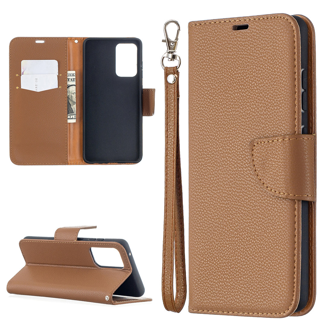 Litchi Surface with Wallet Leather Stand Case for Samsung Galaxy A52 4G/5G / A52s 5G